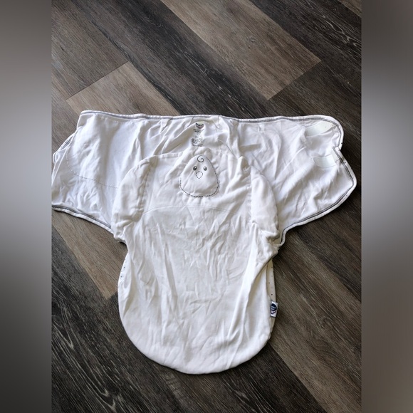 Nested Bean Other - Nested Bean White Baby Swaddle Bundle of 2